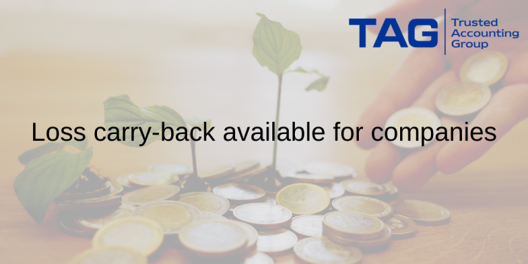 Loss carry-back available for companies